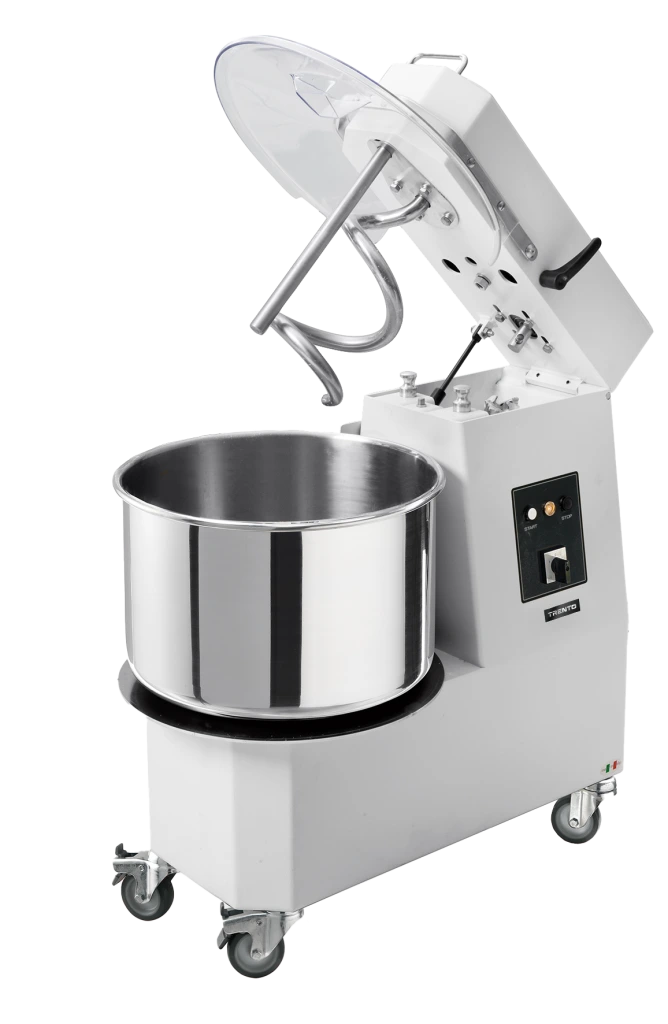 Omcan - 21 L Spiral Mixer w/ Fixed Bowl & Timer - 47417