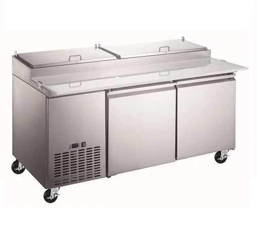 Omcan - Aurora 67" Refrigerated Pizza Prep Table - 59043