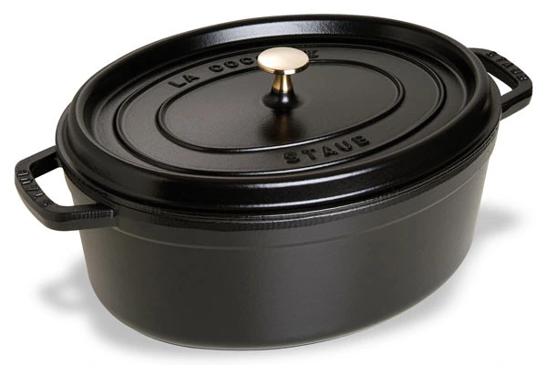 Staub - 8L (8.5 QT)  Black Oval Cocotte