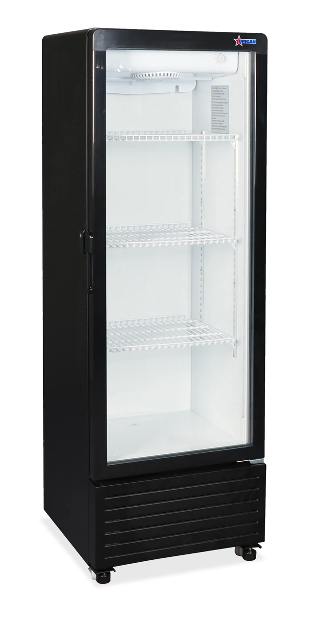 Omcan - 16.5" Refrigerator w/ 1 Swing Glass Door - 47563