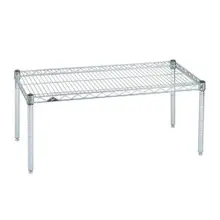Metro - 30" x 24" x 14" Super Erecta Stainless Steel Wire Dunnage Rack - 800 lb. Capacity - P2430NS