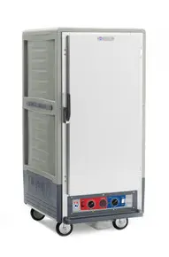 Metro - C5 3 Series Gray Heated Holding and Proofing Cabinet with Solid Door - C537-CFS-4-GY