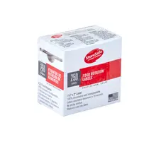 Cambro - 250 Count Roll of 2" x 1 1/4" Printed StoreSafe Dissolvable Product Labels - 1252SLB250