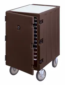 Cambro - Camcart Dark Brown Mobile Cart for 18" x 26" Sheet Pans and Trays - 1826LTC131
