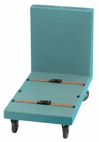 Cambro - 600 lb. Slate Blue Utility Truck with Two Straps - 2436UTHS401