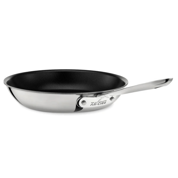 All-Clad - 10" D3 Stainless Steel Non-Stick Fry Pan, 3-ply Bonded Cookware, Made in USA