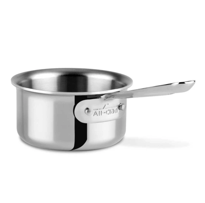 All-Clad - .5 QT D3 Stainless Steel Butterwarmer, 3-ply Bonded Cookware, Made in USA