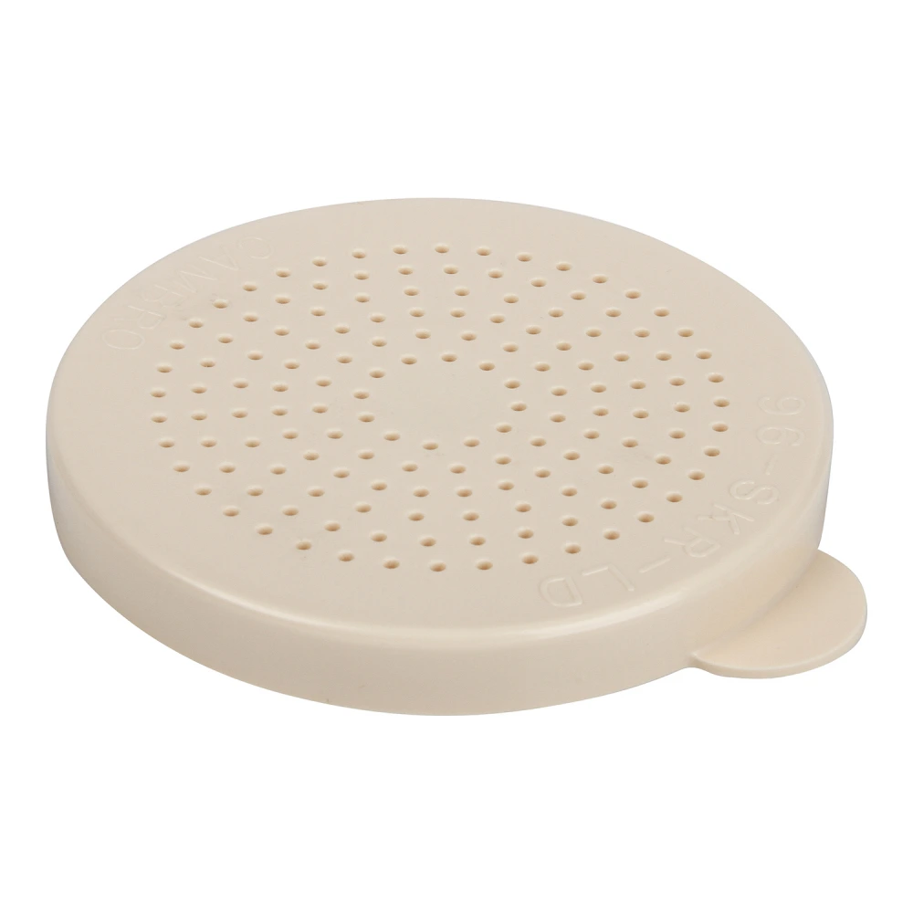 Cambro - 406 Beige Shaker Lid for Salt and Ground Pepper