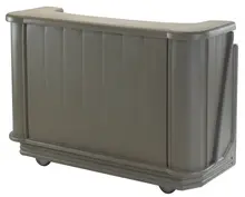 Cambro - Granite Sand Cambar 67" Portable Bar with 7-Bottle Speed Rail and Complete Post Mix System with Water Tank - BAR650PMT194