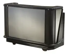 Cambro - Designer Series Chicago Cambar 78" Portable Bar with 7 Bottle Speed Rail and Cold Plate - BAR730DSCP770