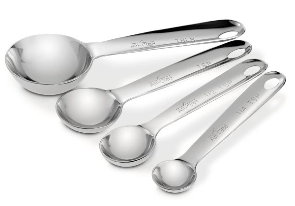 All-Clad - 4 Pc Stainless Steel Measuring Spoon Set