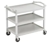 Cambro - Speckled Gray Low Profile Utility Cart (Unassembled) - 40" x 22" x 33 1/4" - BC340KDLP480