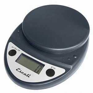 Escali - Primo Black 11 Lbs (5Kg) Digital Scale