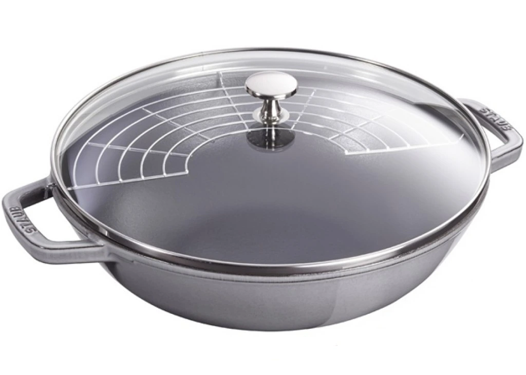 Staub - 12" (30cm) Grey Wok