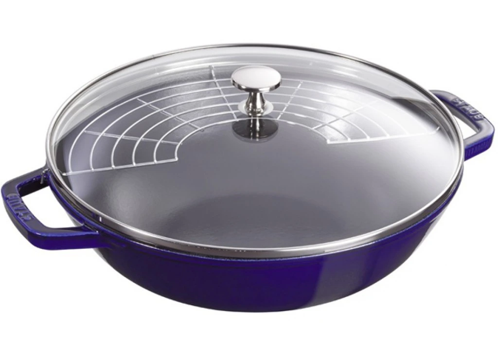 Staub - 12" (30cm) Dark Blue Wok