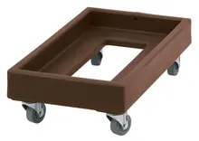 Cambro - 300 lb. Dark Brown Camdolly Milk Crate Dolly - CD1327131