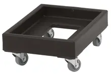 Cambro - 350 lb. Black Camdolly Milk Crate Dolly - CD1420110