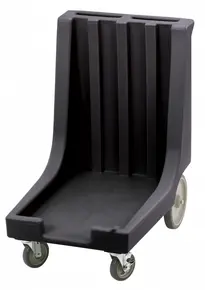Cambro - Black Camdolly with Handle and Rear Easy Wheels for 18" x 26" Trays and UPC101 Ultra Pan Carriers - CD1826HB110