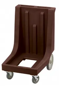 Cambro - Dark Brown Camdolly for  Camcarriers and Camtainers with Handle & Rear Easy Wheels - CD300HB131