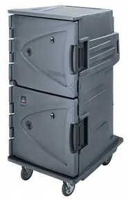 Cambro - Camtherm Granite Gray Tall Profile Electric Hot Food Holding Cabinet in Celsius - 110V - CMBH1826TSC191