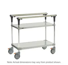 Metro - 26" x 19 3/8" x 39 1/8" PrepMate MultiStation with Galvanized Shelving - MS1824-FGFG