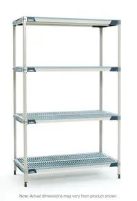 Metro - 18" x 30" x 63" MetroMax i Polymer Shelving Unit - X326GX3
