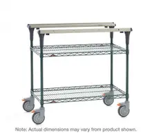 Metro - 32" x 19 3/8" x 39 1/8" PrepMate MultiStation with MetroSeal 3 Wire Shelving - MS1830-NKNK