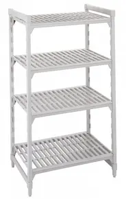 Cambro - Camshelving Premium Shelving Unit with 4 Vented Shelves 21" x 54" x 72" - CPU215472V4480