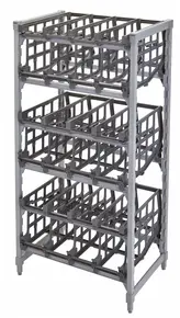 Cambro - Camshelving Premium Full-Size Stationary Free Standing #10 Can Rack Unit - CPU243672C96480