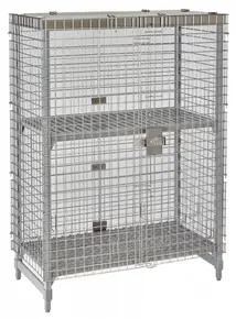 Cambro - Camshelving Stationary Security Cage Kit - 26 3/4" x 50 1/4" x 64 1/2" - CPU244864SUPKG
