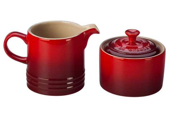 Le Creuset - Cherry Cream and Sugar Set