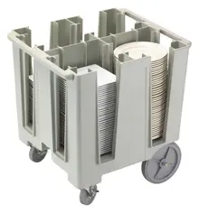 Cambro - Versa Speckled Gray Dish Caddy - 4 Column - DCS1125480