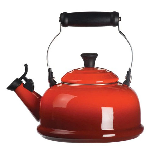 Le Creuset - 1.6 L (1.8 QT) Cherry Classic Whistling Kettle