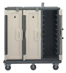 Cambro - Granite Gray 3 Compartment Meal Delivery Cart 30 Tray - MDC1520T30191