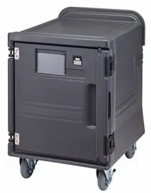 Cambro - Pro Cart Ultra Charcoal Gray Low Profile Electric Hot Holding Cabinet in Fahrenheit - 110V - PCULH615