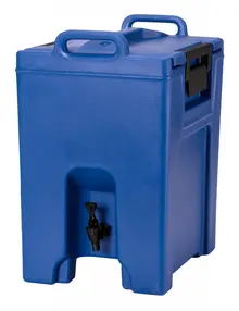 Cambro - Ultra Camtainers 10.5 Gallon Navy Blue Insulated Beverage Dispenser - UC1000186