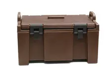 Cambro - Camcarrier Dark Brown Top Loading 8" Deep Insulated Food Pan Carrier - UPC100131