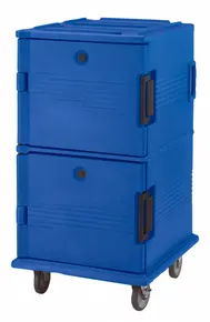 Cambro - Ultra Camcarts Navy Blue Insulated Food Pan Carrier - Holds 24 Pans - UPC1600186