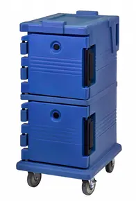 Cambro - Ultra Camcarts Navy Blue Insulated Food Pan Carrier - Holds 8 Pans - UPC600186