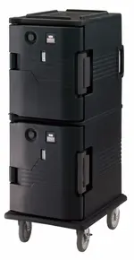 Cambro - Ultra Camcart Black Electric Hot Food Holding Cabinet in Fahrenheit - 220V - UPCH8002110