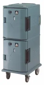 Cambro - Ultra Camcart Slate Blue Electric Hot Food Holding Cabinet in Fahrenheit - 110V - UPCH800401