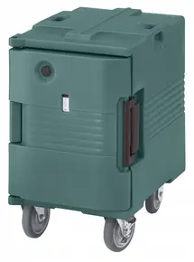 Cambro - Ultra Pan Carrier Granite Green Electric Hot Food Holding Cabinet in Fahrenheit with Casters - 110V - UPCHW400192