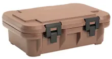 Cambro - Camcarrier S-Series Coffee Beige Top Loading 4" Deep Insulated Food Pan Carrier - UPCS140157