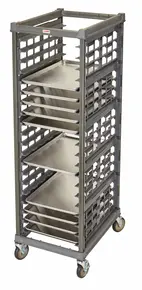 Cambro - Camshelving Ultimate 20 Pan End Load Bun / Sheet Pan Rack with Metal Casters - Unassembled - UPR1826F20580