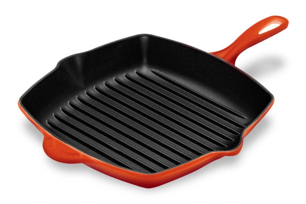 Le Creuset - 10.25" (26cm) Flame Square Skillet Grill