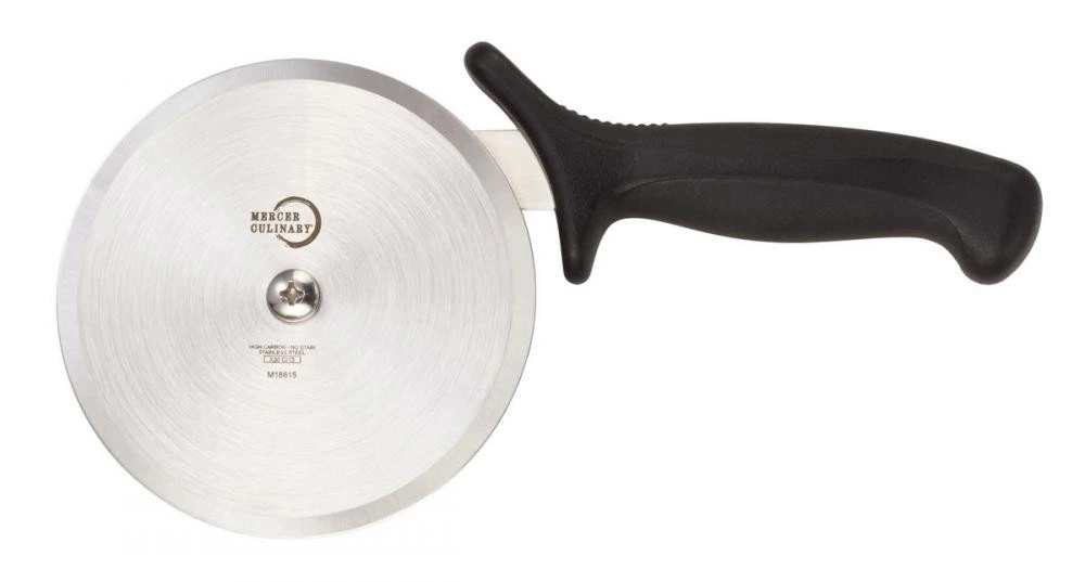 Mercer Culinary - Millennia 5" High Carbon Steel Pizza Cutter with Black Handle