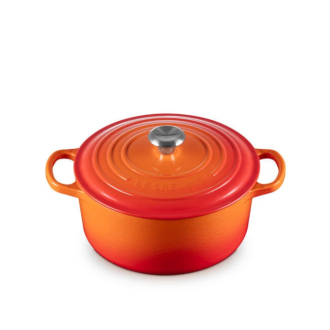 Le Creuset - 3.3 L (3.5 QT) Flame French Round Dutch Oven