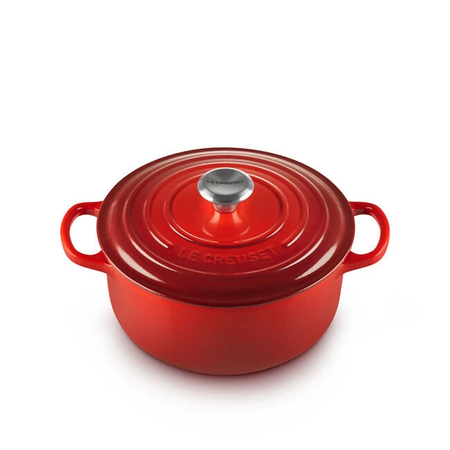 Le Creuset - 3.3 L (3.5 QT) Cherry French Round Dutch Oven