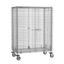 Metro - 53" x 27" x 68" QwikSLOT Mobile Standard Duty Wire Security Cabinet - SEC55ECQ