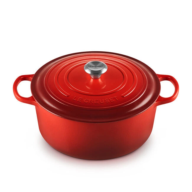 Le Creuset - 8.1 L (9 QT) Cherry French Round Dutch Oven